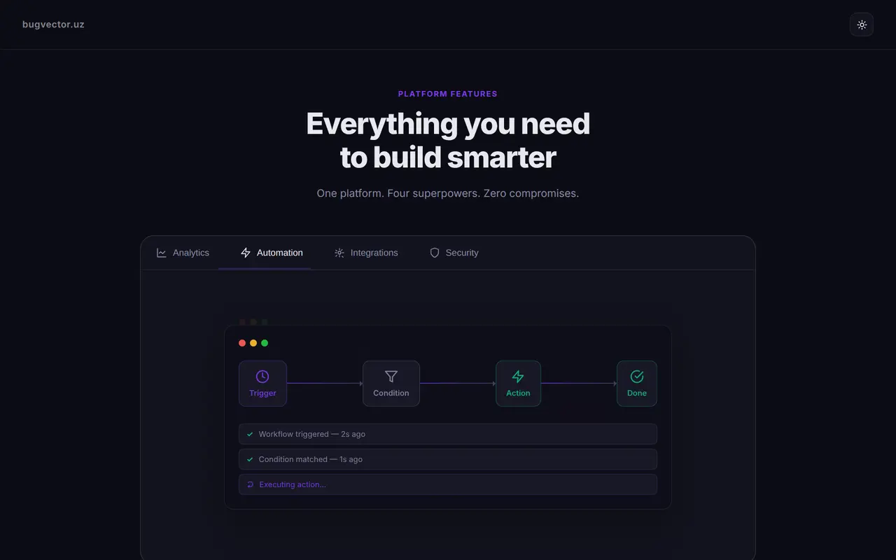 Features Slider — live preview