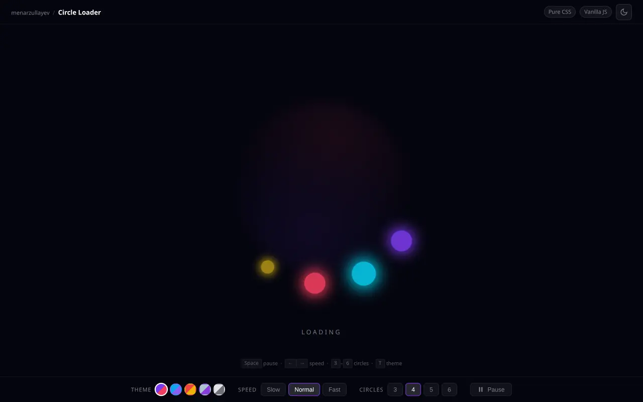 Circle Loader — live preview