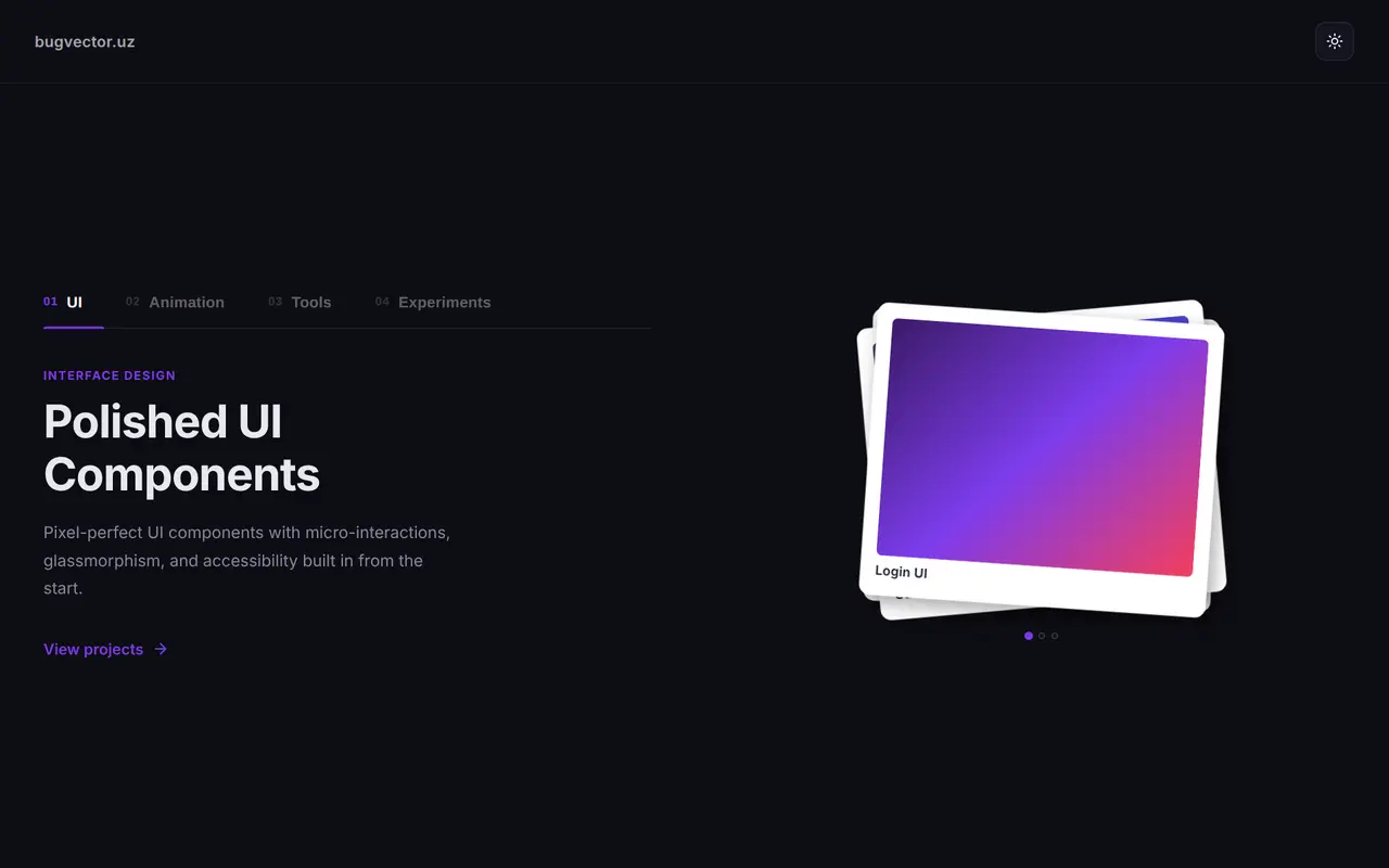 Bloom Tabs — live preview