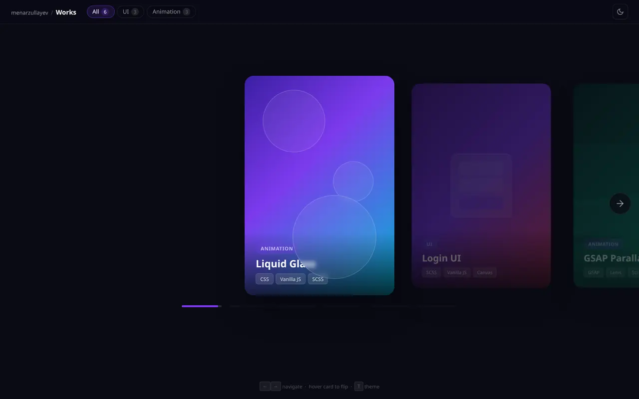 Portfolio Works — live preview